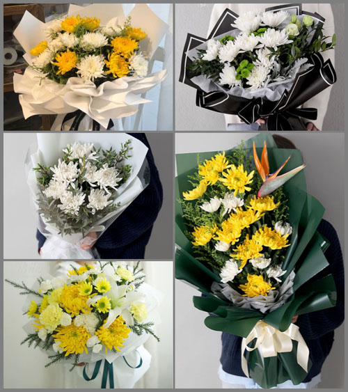 河北保定雄县昝岗镇白事花束代送
